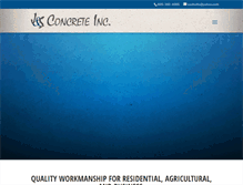 Tablet Screenshot of jandsconcreteinc.com